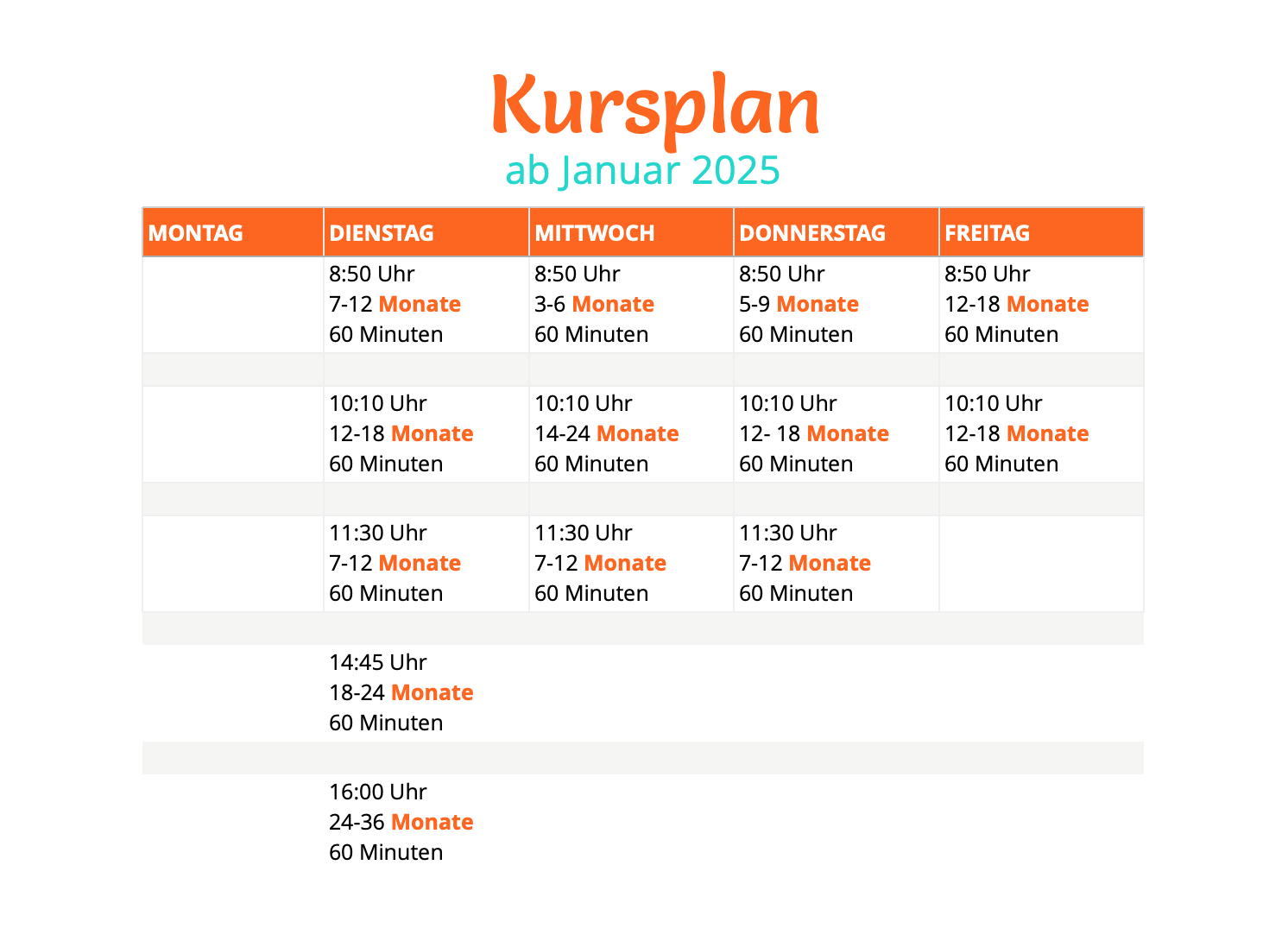 Kruemelkiste MG Kursplan ab Januar 2025